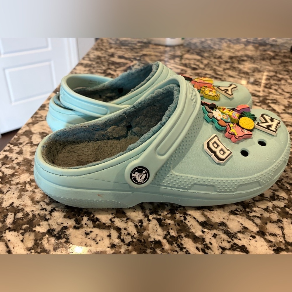 CROCS Light Blue SpongeBob SquarePants with Charms
